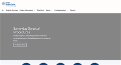 Desktop Screenshot of fairfaxsurgicalcenter.com